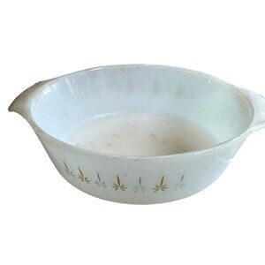 Vintage Fire King Candle Glow Casserole Dish w/o Lid‎ #4371 1/2Qt